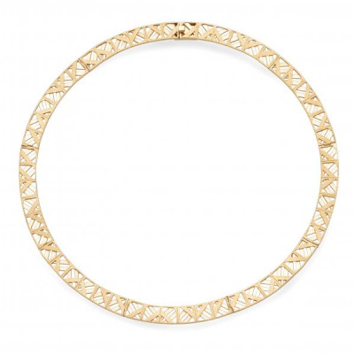 Azulejo | Sterling Silver 925 Gold-Plated Choker Necklace