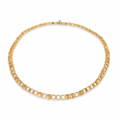 Calçada | Choker Necklace Silver 925 Gold-Plated