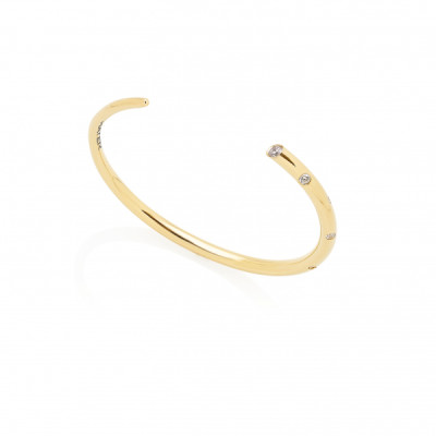 Be Mine | Pulseira Prata 925 Plaqueada a Ouro 9 CZ