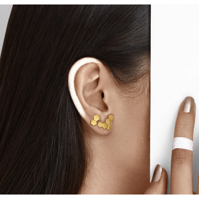 Leixões | Earrings Silver 925 Gold-Plated
