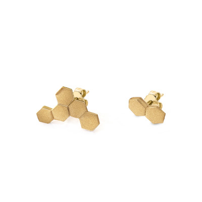 Leixões | Earrings Silver 925 Gold-Plated