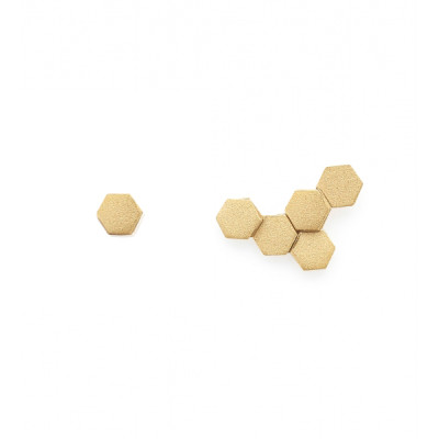 Leixões | Earrings S and XXS Silver 925 Gold-plated