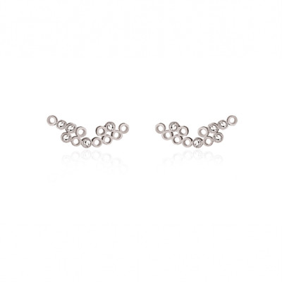 Tube | Earrings Silver 925 10 CZ