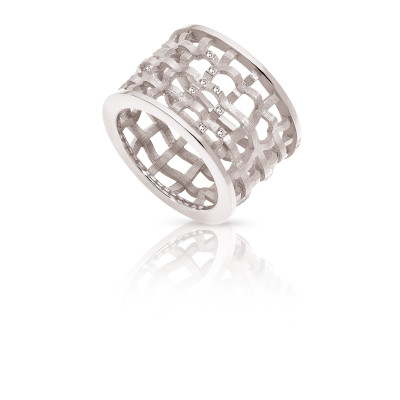 Douro | Anel Bold Prata 925 14 CZ