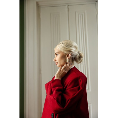 Labirinto | Brincos Ondulados Prata 925