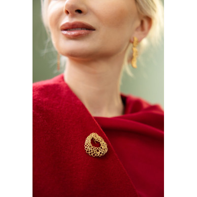 Labirinto | Alfinete Prata 925