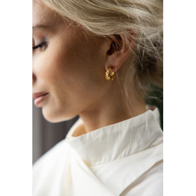 Labirinto | Brincos Argolas Prata 925