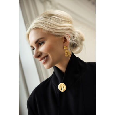 Scales | Brincos Bold Prata 925 Plaqueado a Ouro